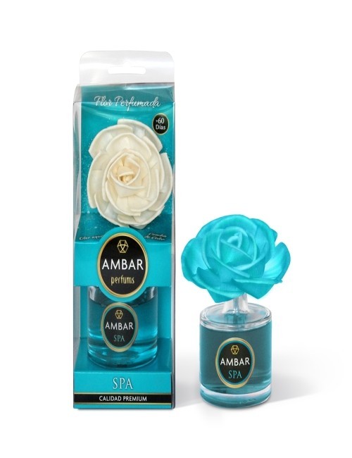 Ambientador Mikado en flor aroma a Spa marca Ambar