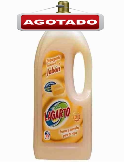 Elegibilidad pasillo Temporizador Lagarto Detergente Liquido AL JABON