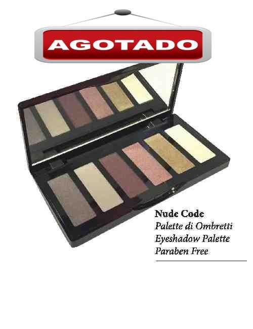 Eyeshadow Palette Nude Code. Pateta de Sobras de colores en tonos marrones