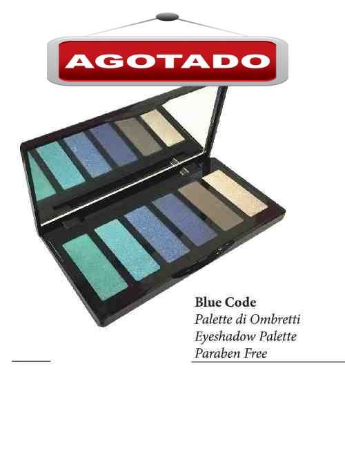 Eyeshadow Palette Blue Code . Pateta de Sobras de colores en tonos Azules