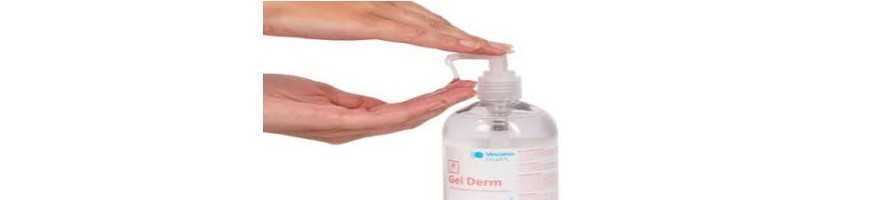 Gel hidroalcohólico %separator% Gel desinfectante de manos
